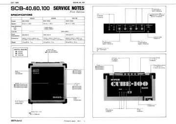 Roland-Super Cube Bass ;40 60 100 Watt_SCB 40_SCB 60_SCB 100_Cube 40_Cube 60_Cube 100-1984.Amp preview